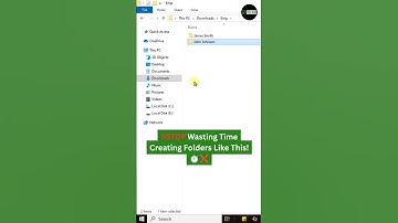 STOP Wasting Time Making Folders Manually in Excel! 😱#exceltips #shorts