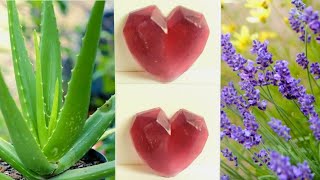 Homemade Aloe Vera Lavender Soap Best For Full Body Skin Whitening