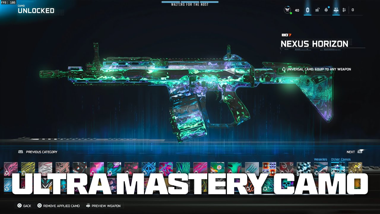 How To Unlock SECRET NEXUS HORIZON Ultra Mastery Camo! (ALL 15+