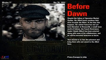 Commandos 1- Behind Enemy Lines - Mission 17: Before Dawn - Rescue resistance member