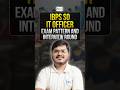 IBPS SO IT Officer Exam Pattern and Interview Round #ibpsso