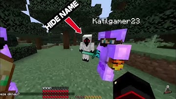 How to hide only one person nametag in pocket edition 1.19 |how to hide gamertag in Minecraft