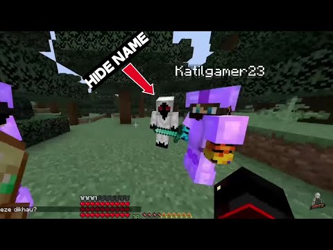 How to hide only one person nametag in pocket edition 1.19 |how to hide gamertag in Minecraft