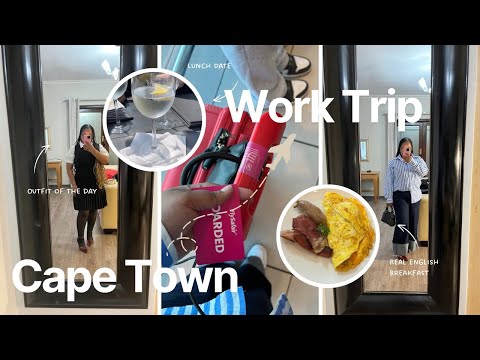 VLOG: CAPE TOWN WORK TRIP|| CORPORATE GIRLIE|| BECOMING HER