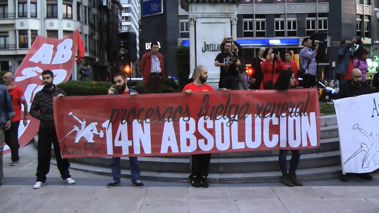 Nº 10 Manifestación 14N ABSOLUCION Gijón Asturias