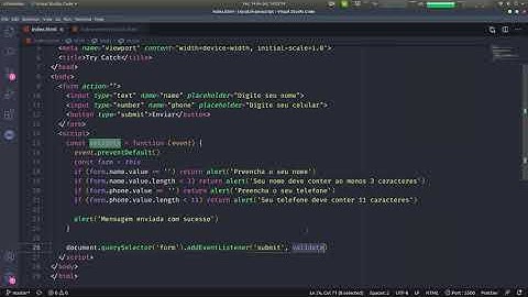 Tratando erros no Javascript - Uso do Try Catch