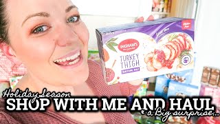 Holiday shop with us & grocery haul.. with a BIG SURPRISE
