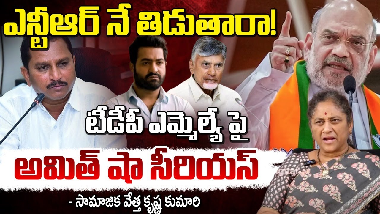 ఎన్టీఆర్ నే తిడుతారా! అమిత్ షా సీరియస్ | Amit Shah Serious On TDP MLA | NTR | RED TV Digital