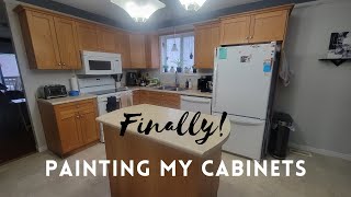 PAINTING MY KITCHEN CABINETS // Emerald Urethane Trim Enamel