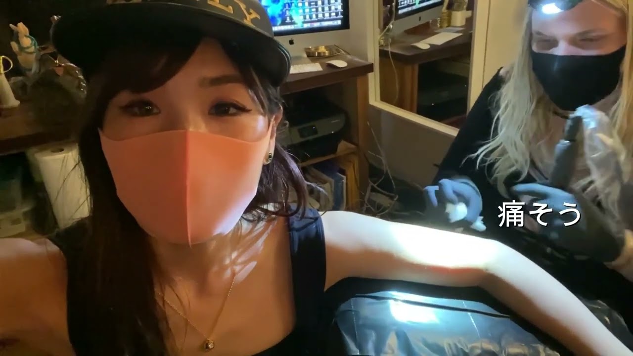 ニューヨークでタトゥーを入れました。Japanese girl got first tattoo