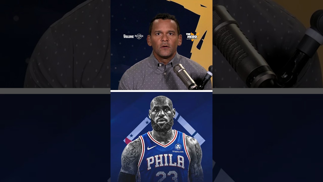 How does #lebronjames fit with the #76ers roster? | THE HERD #jaylenbrown