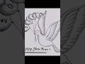 New year 2026 || #shortvideo #youtubeshorts #drawingtutorial
