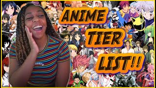 IT'S OVER 9000!!!! | Ranking Anime Shows | #TierListTuesdays W/ @DwayneKyng