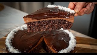 Simple Triple Chocolate Cake, even if you've never baked a cake before, you can still make this