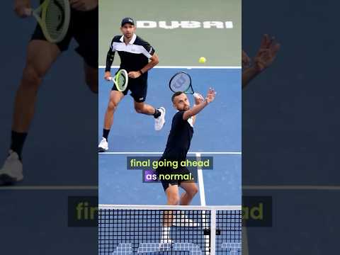 Why Did the Dubai Doubles Final Go Ahead on Saturday?