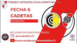 CADETAS FEMENINO COMUNICACIONES vs RIVER  FECHA 6 TORNEO METROPOLITANO APERTURA 2026