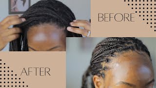 How To REFRESH Your Knotless Braids and GROW (YOUR HAIR) Quicker | NO Take Down !! Best Method EVER