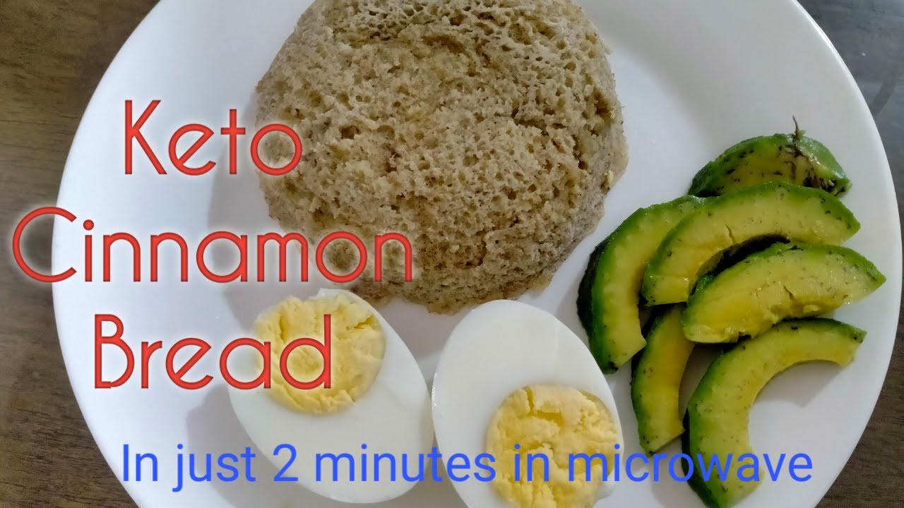 KETO CINNAMON BREAD recipe in just 2 minutes in microwave YouTube