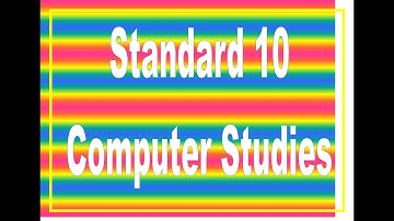 Standard 10_Computer Studies_Lesson 5_Highlights