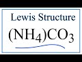 Ammonium Carbonate and Its Ions