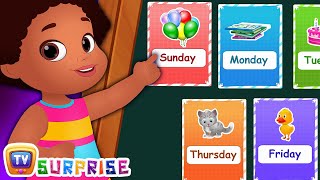 Days Of The Week - ChuChu TV Surprise Eggs Learning Videos For Kids image