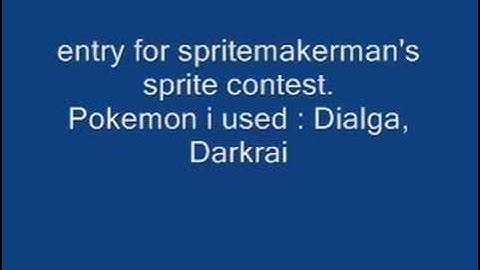 Re: pokemon sprite contest please enter