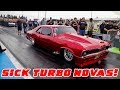 SOME OF THE FASTEST TURBO NOVAS IN DRAG RACING!! SICK NOVAS!