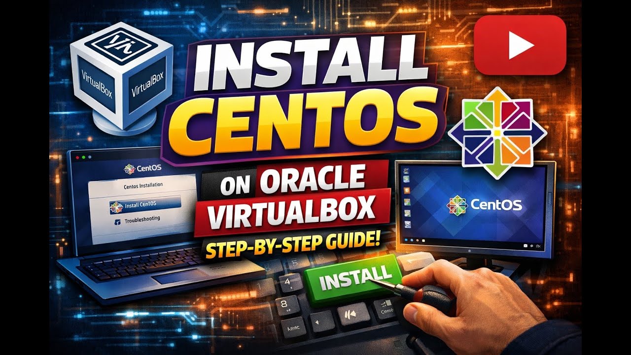 Manual Installation of CentOS on Oracle VM | Tagalog - YouTube