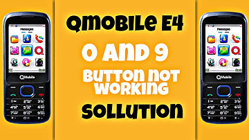 qmobile e4 0,9 button not working sollution 100% || 0,9 button ways