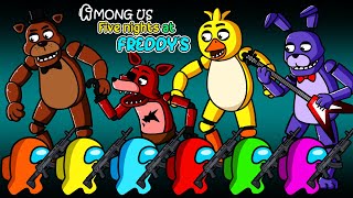 어몽어스 VS Freddy | Crazy AMONG US vs. FNAF ANIMATRONICS (Five Nights At Freddy's) | Among Us Animation