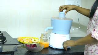 PHILIPS juicer HL7577 quick demo video