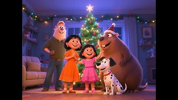 🎄 Bài Hát Giáng Sinh Cho Bé – Cây Thông Mini Lung Linh | Cam – Dâu & Capybara | Christmas Tree Song