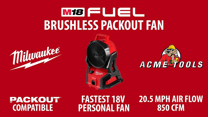 MILWAUKEE M18 Brushless PACKOUT Fan