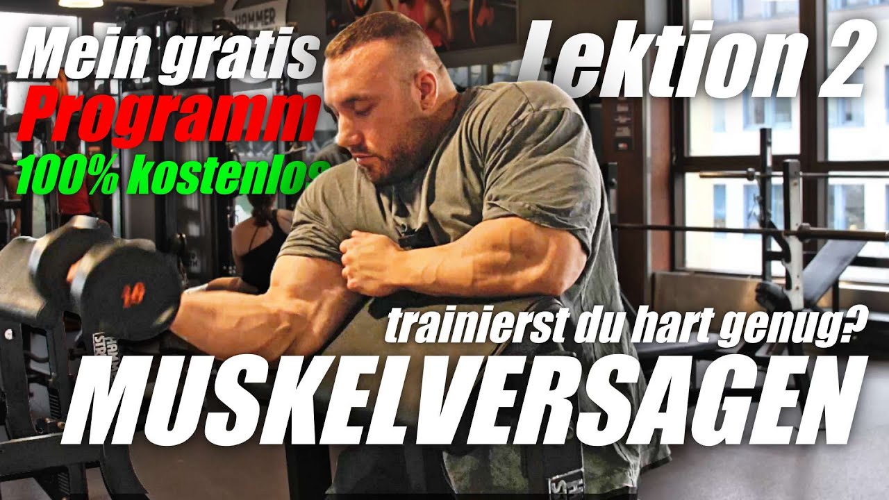 MUSKELVERSAGEN - KOSTENLOSER Trainingsplan - Lektion 2