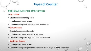 What is Counter in PLC? - Introduction to Counters - Free PLC Training Course