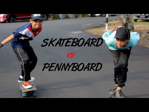 Video: Rozdíl Mezi Penny Board A Skateboard