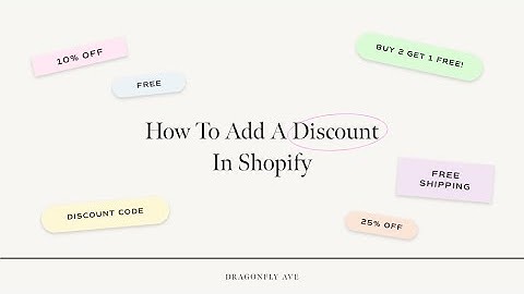 How To Create A Discount In Shopify #shopify #tutorial #discounts #easy