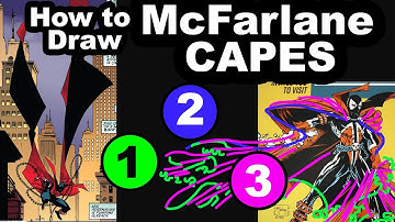 How to Draw Todd McFARLANE CAPES !