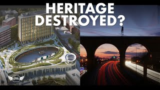 TOWN CENTRE TRANSFORMED but heritage destroyed? Sad news for Stockport railway viaduct
