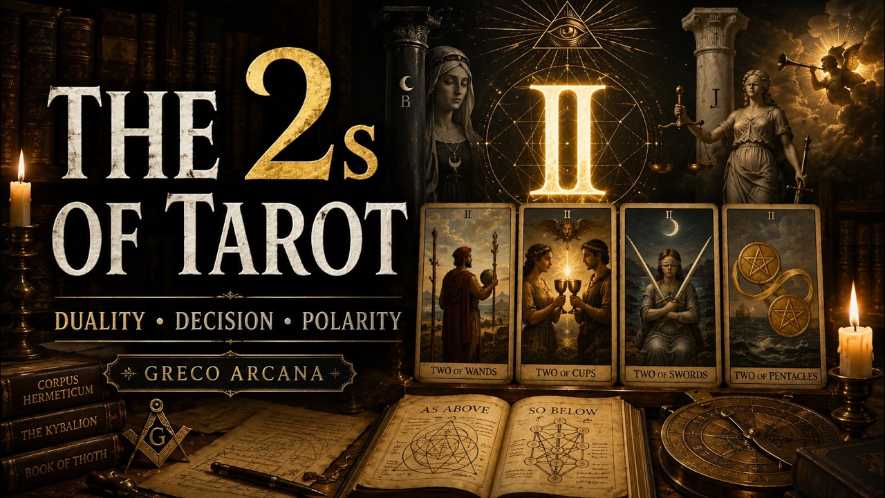 The 2s of Tarot — Greco Arcana lecture thumbnail