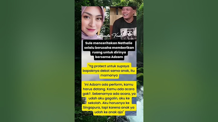 Nathalie Berusaha Memberikan Ruang Untuk Sule Bertemu Azam Anaknya#videoshort#fypyoutube #artist