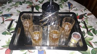 طريقة تحضير الشاي الصحراوي  بالصمغ العربي \ مشروب لتهدئة الاعصاب وعلاج الأرق ، وجلب النوم