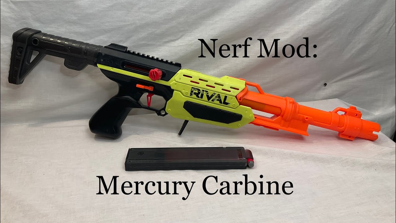 Nerf Mod: Mercury Carbine - YouTube