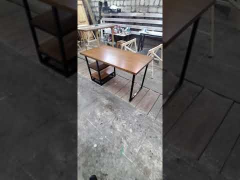 Письменный стол из массива лиственницы / Столярка 24