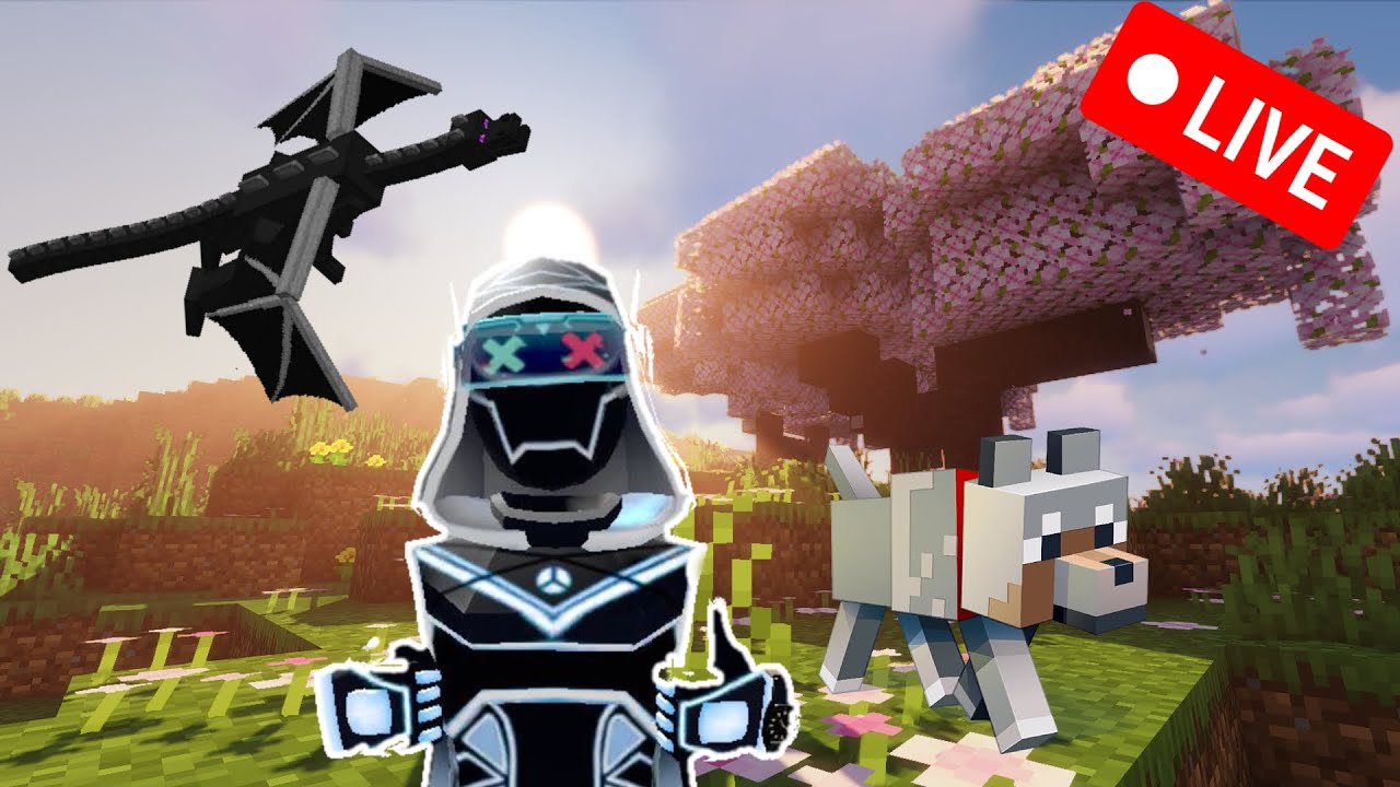 Searching for Diamonds 💎 in a cave in Minecraft 