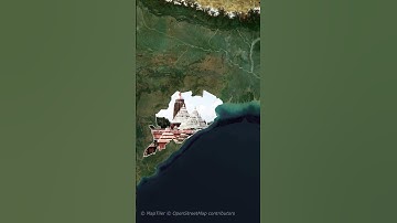 ODISHA MAP ANIMATION #shorts #aftereffects