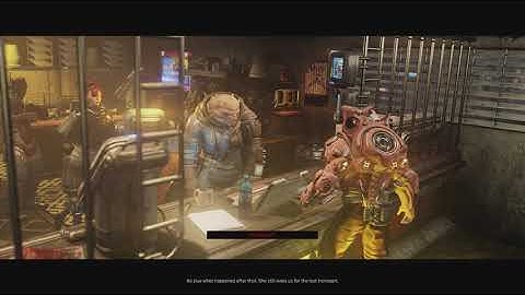 The Ascent - Trace Protocol: Speak To Trenning at Lithvinov Cab Company In Blossom Hills Gameplay