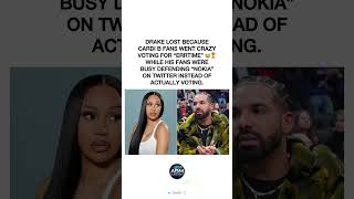 Drake Lost Because Cardi B Fans Went Crazy Voting – His Fans Were on Twitter 😂 #drake #cardib