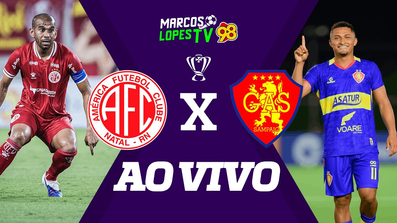[🟣 AO VIVO] AMÉRICA x GRÊMIO SAMPAIO | COPA DO BRASIL 2026