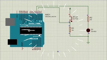 Simular Arduino en Proteus (Entradas y salidas).